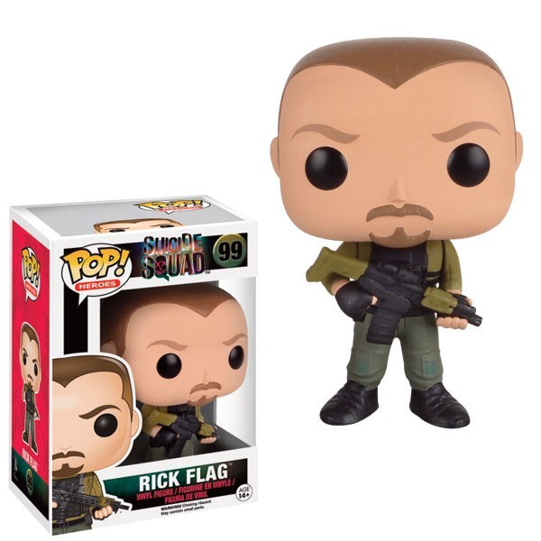 FUNKO Pop Heroes Suicide Squad 99 Rick Flag