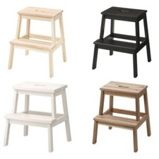 IKEA Wooden Step Stool 50cm Kitchen Bathroom Indoor Foot Stool Bar Chair stools