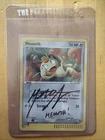Matthew Sussman  AUTHENTIC  AUTO Meowth Swirl 013 Black Star Promo Holo