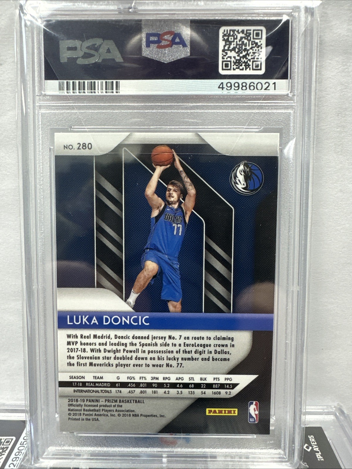 2018-19 Panini Prizm - Luka Dončić #280 (RC) view 2