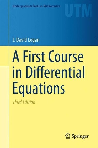 A First Course in Differential Equations - 9783319178516