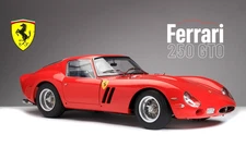 1:10 RC Clear Body Shell - Classic Ferrari 250 GTO with stickers suit Tamiya etc