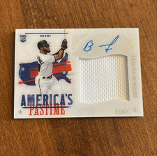 Bryan De La Cruz 2022 Panini America's Pastime Rookie Auto Jersey Marlins /49 RC