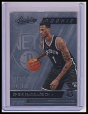 2015-16 Panini Absolute Chris McCullough Rookie #/999 #193 Brooklyn Nets