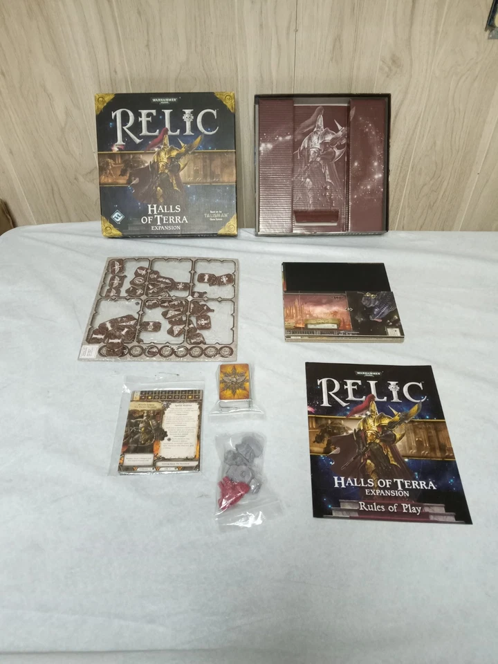 Warhammer 40K: RELIKT mit NEMESIS und HALLS OF TERRA Erweiterungen. FFG, OOP, VG+ - Bild 4 von 4