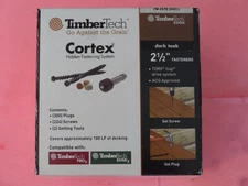 TimberTech Cortex Hidden Fastener System 2 1/2" - Dark Teak