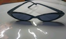 Black Cat Eye Sunglasses Small Frame for Women UV400 Protection MDL Quality