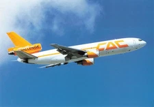 Postcard Unposted Airlines Mac Donnell Douglas DC. 10-40F Challenge Air Cargo 98