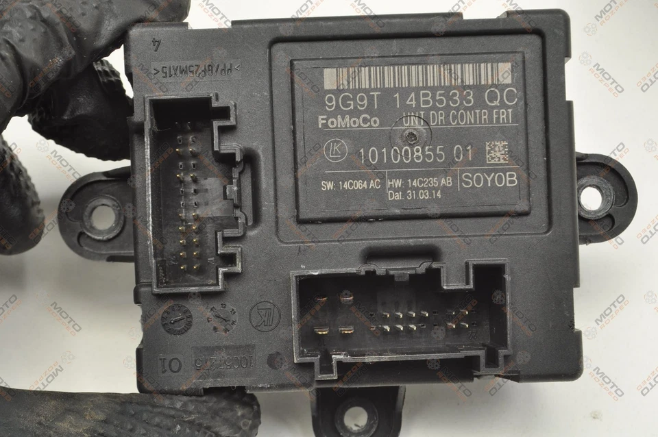 Ford Mondeo IV MK4 1.6 16V Ecoboost Modulo Portiera Porta ECU 9G9T-14B533-QC - Immagine 2 di 3