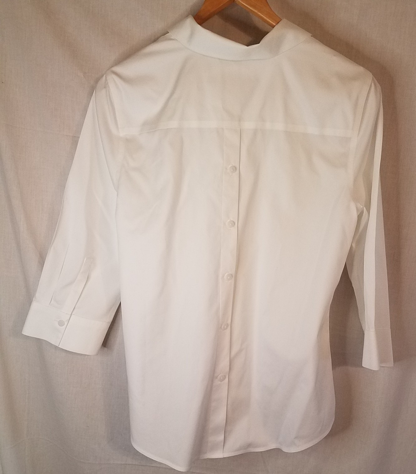 Chico's Size 0 White 100% Cotton Shirt Top Blouse… - image 3
