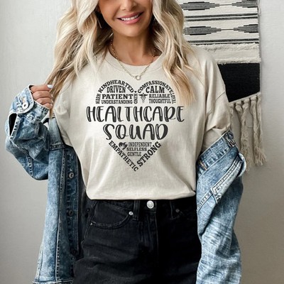 Healthcare Squad Comfort Tee Health Care Worker Nurse Doctor Gift