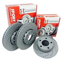 Zimmermann Sport Bremsscheiben Bremsscheibe vorne hinten passend für VW Golf  8