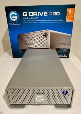G-Technology G|Drive Pro Thunderbolt 4TB 7200 RPM External Drive - Pre-Owned