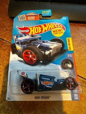 2016 Hot Wheels HW Race Team Bone Speeder #7 Blue