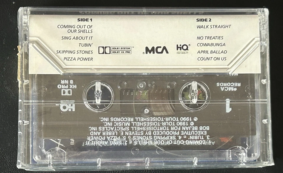 Vintage Teenage Mutant Ninja Turtles Coming Out of Their Shells (1990 Cassette) - Image 3 of 4