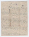 CIVIL WAR LETTER - 34th New York Infantry - Gen. Burnside BURNS FREDERICKSBURG !