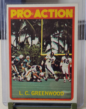 Topps 1972 Pro Action #257 L.C. Greenwood Pittsburgh Steelers NFL