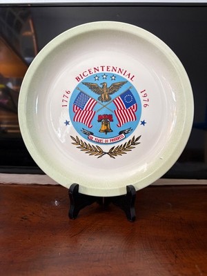  USA Bicentennial 1776-1976  200 Years Of Progress  Vintage Collector s Plate
