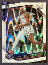 Kiki Iriafen WHITE SEISMIC RC #72 2025 Panini Prizm Mystics