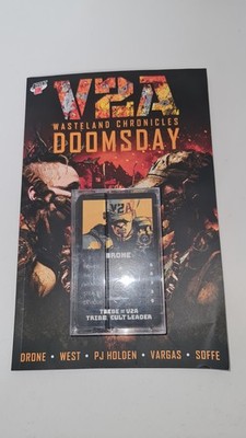 V2A Wasteland Chronicles Doomsday #1 Comic + Character Cards Accent UK