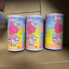 Barbie Chelsea Cutie Reveal Care Bears 6 Surprises Doll Full Set Of 3 BRAND NEW 