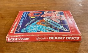 Tron Deadly Discs (Intellivision 1982) Complete CIB W/ Game Box Manual Overlays