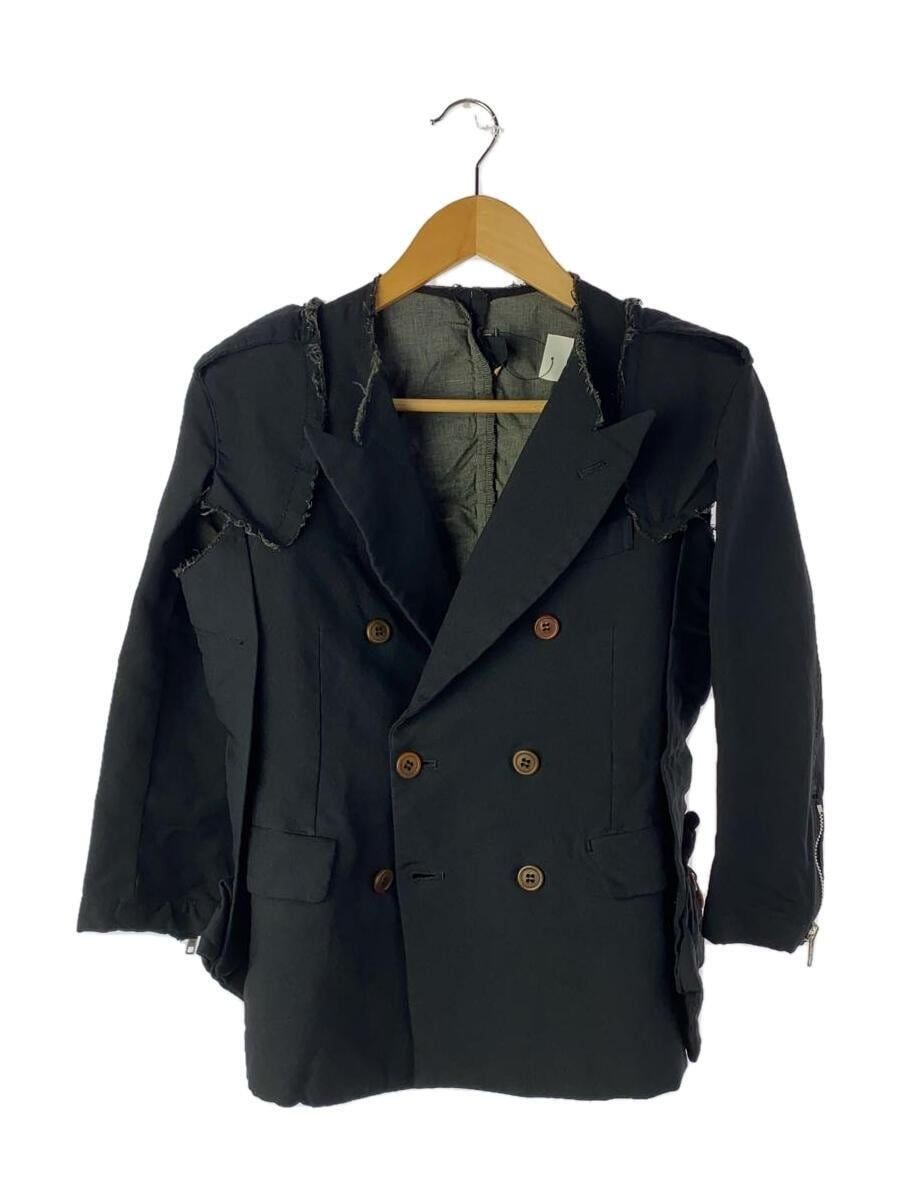 ALTRA COMME DES GARCONS OTHER 13SS GIACCA DOCKING RICOSTRUITA S POLIESTERE Nero