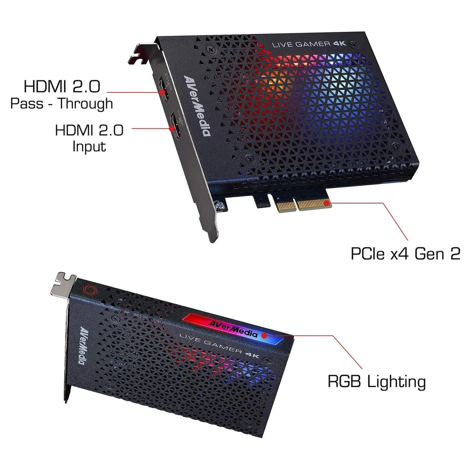 GC573 Live Gamer 4K, Internal Capture Card, Stream and Record 4K60 HDR10 with... - Image 4 of 4