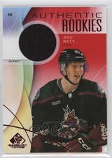 2024-25 Upper Deck SP Game Used Authentic Rookies Red Jersey Aku Raty #274 1tj3
