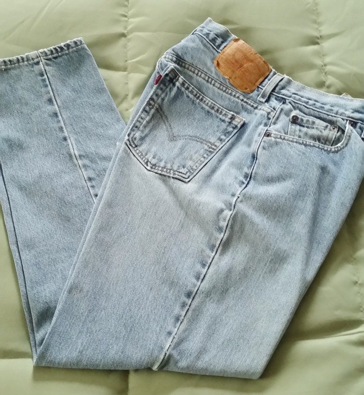 Levis Womens 550 Jeans Size 14 Mis M 32x30 - Relaxed Fit - Tapered Leg (#5)