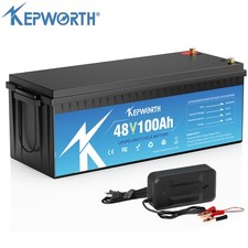 48V 100Ah LiFePO4 Lithium Battery 200A BMS for Off-grid Trolling Motor Golf Cart