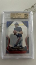2019 Panini Prizm Daniel Jones Rookie Red White & Blue Prizm #302 BGS 9.5 Giants