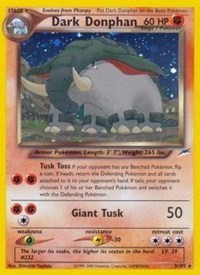 Pokemon Dark Donphan (3/113) Neo Destiny MP HOLO