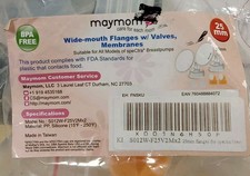 2 Maymom Wide-Mouth Flange 25mm Pump Replacement Parts for SpeCtra S1/S2 Pumps