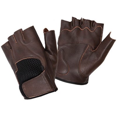 Handschuh Leder Tucano Urbano Schlag 908 (Kleidung Klein) Mann Vintage Brown
