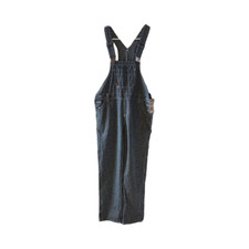 Dickies Hickory Stripe Denim Bib Overalls Blue/White Construction Workwear