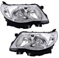 Scheinwerfer Set FüR Subaru Forester Sh 2007- H7 HB3 Halogen Lwr Stellmotor