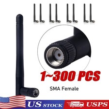 300 x RP-SMA Antenna for WiFi 2.4GHz 5Ghz Wireless Router or Card Female Pin LOT