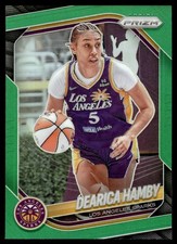 2025 Panini Prizm WNBA Green Prizms #39 Dearica Hamby