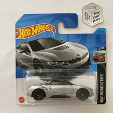 2023 HOT WHEELS #156 - BMW i8 Roadster (Silver-Card Not Perfect -Short Card) A26