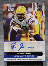 ED INGRAM 2022 Leaf Pro Set Draft XRC Auto #PSA-EI1 Blue Parallel