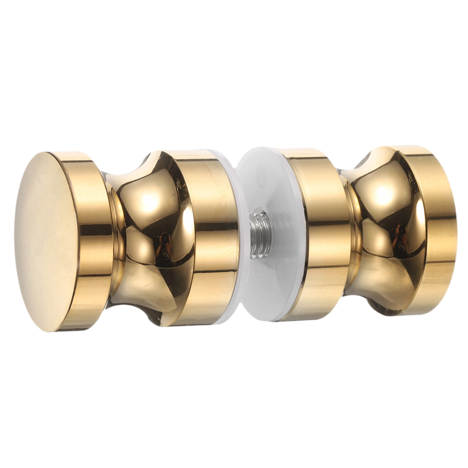 Glass Door Handles, Sliding Shower Doors Knob Side Pull Handles(Gold）
