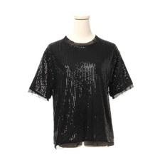 Femme Sequin T-Shirt Brillant