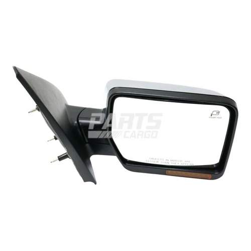 New Power Mirror Heated Chrome 2007-2008 Fits Ford F-150 Right Passenger RH Side
