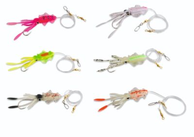 AQUANTIC Octo Leader Rig Octopus-System Beifänger Octopus-Vorfach Haken 8/0