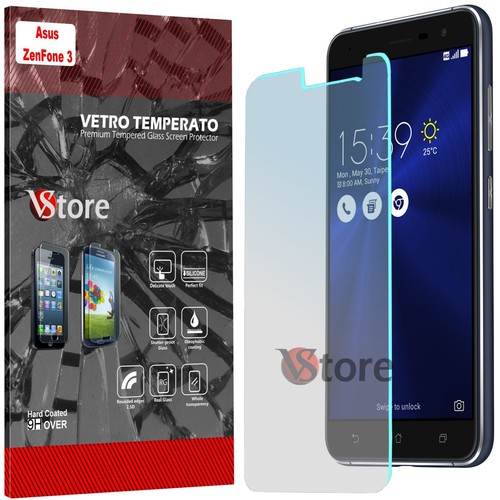 2 Tempered Glass Screen Protector For Asus Zenfone 3 ZE552KL LCD Display 5.5"
