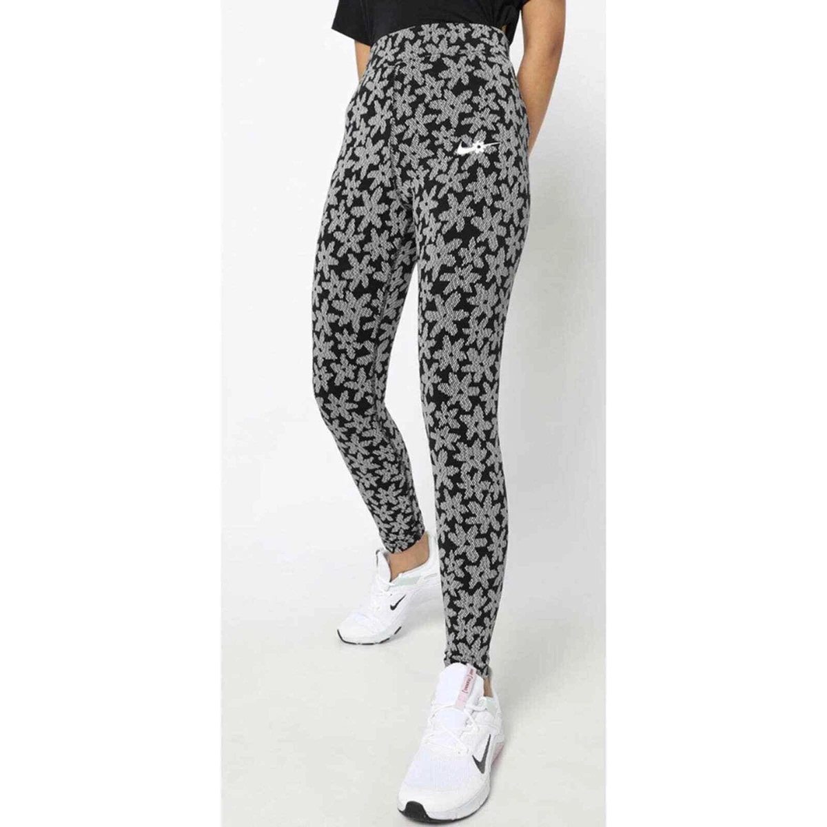 Nike 2022 SS street flower logo leggings large