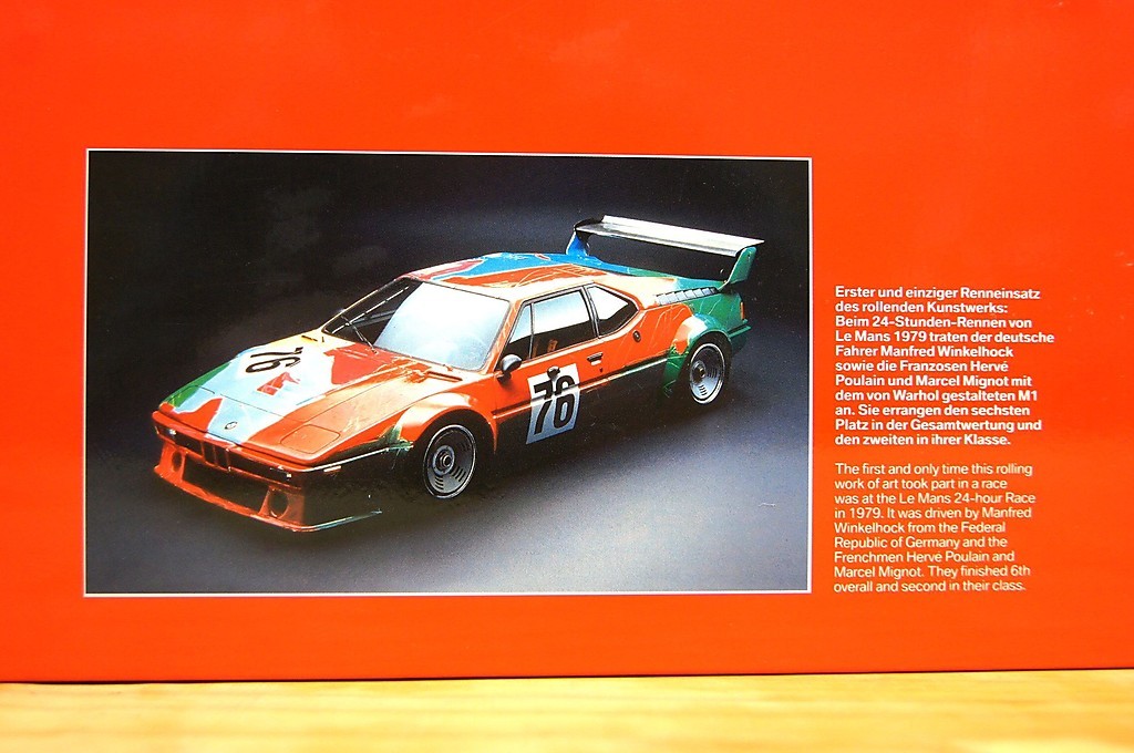 ミニチャンプス 1/18 BMW M1 Art Car Andy Warhol BMW M1 #76 Le Mans 1979 (Andy Warhol Art Car) – Motorsport