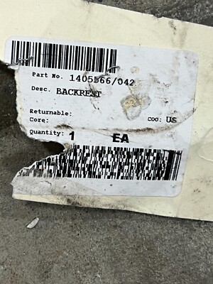 Forklift Load Backrest 1405566/042 | eBay