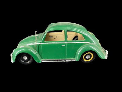RARE Vtg Processed Plastic Co Aurora Green Volkswagen Toy Car Automobile VG+